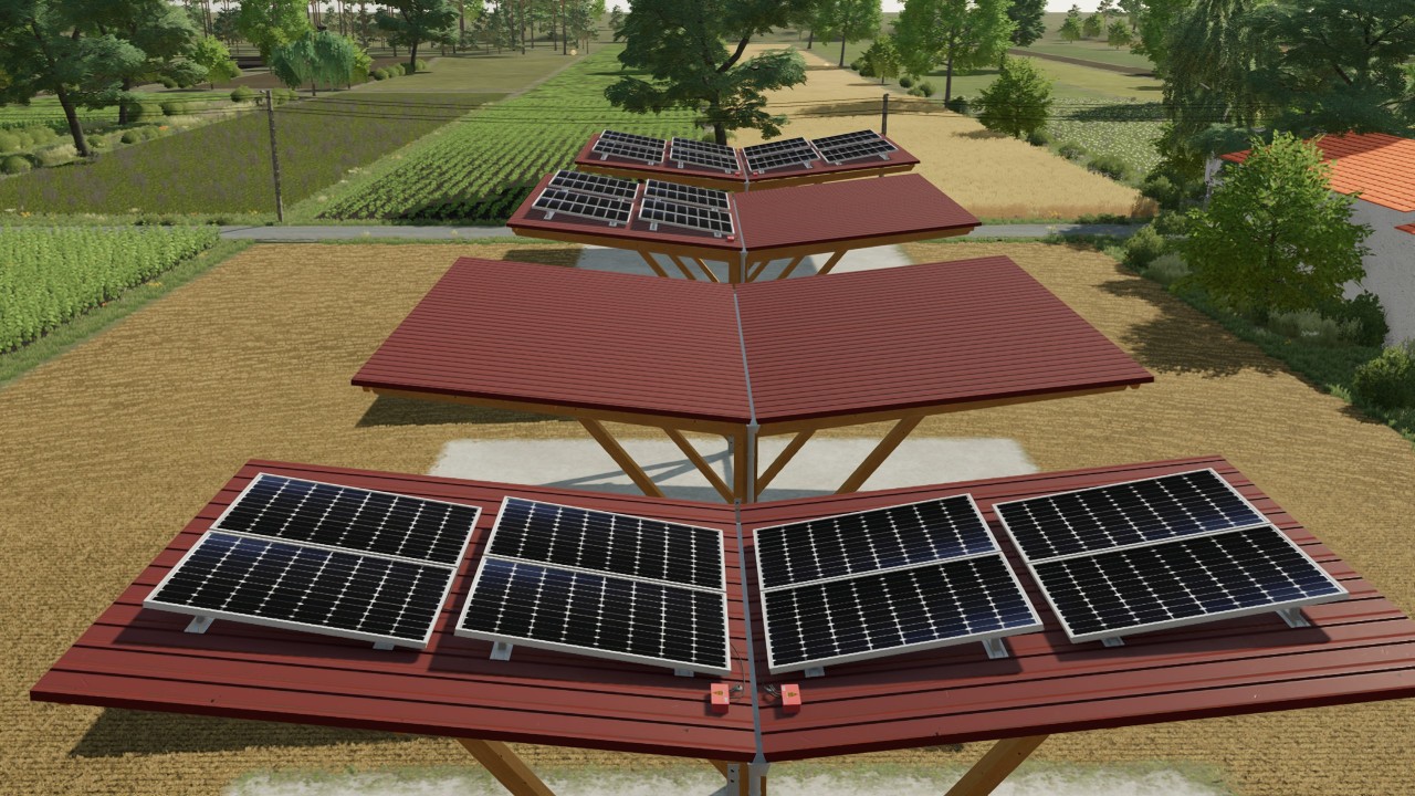 Shelters with optional solar systems