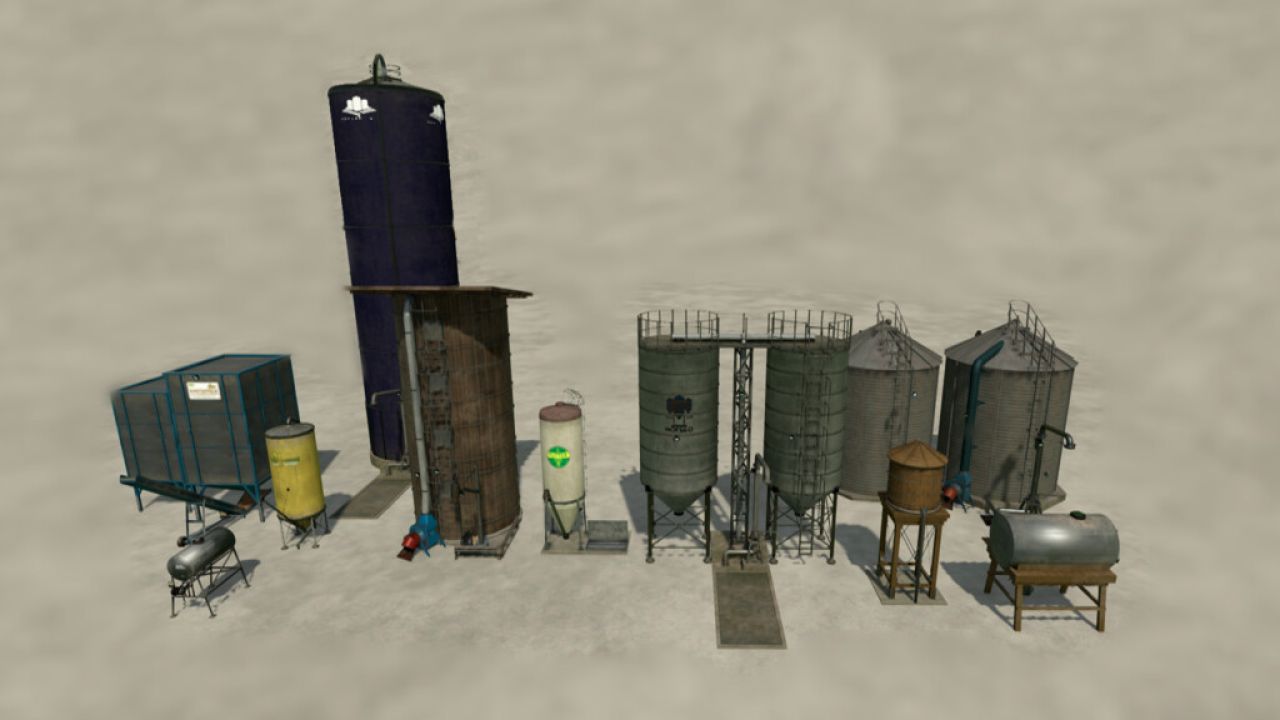 Silo And Containers