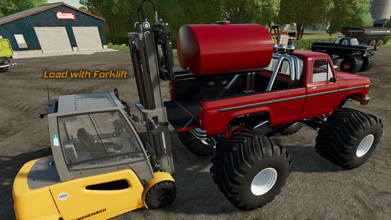 Lift heavy loads: the mod is available on Farming Simulator 22