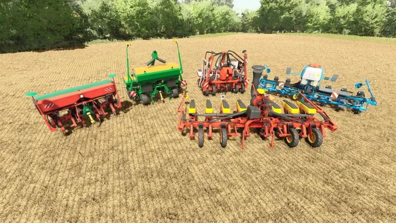 Single grain sowing machines (Row Crop Ready)