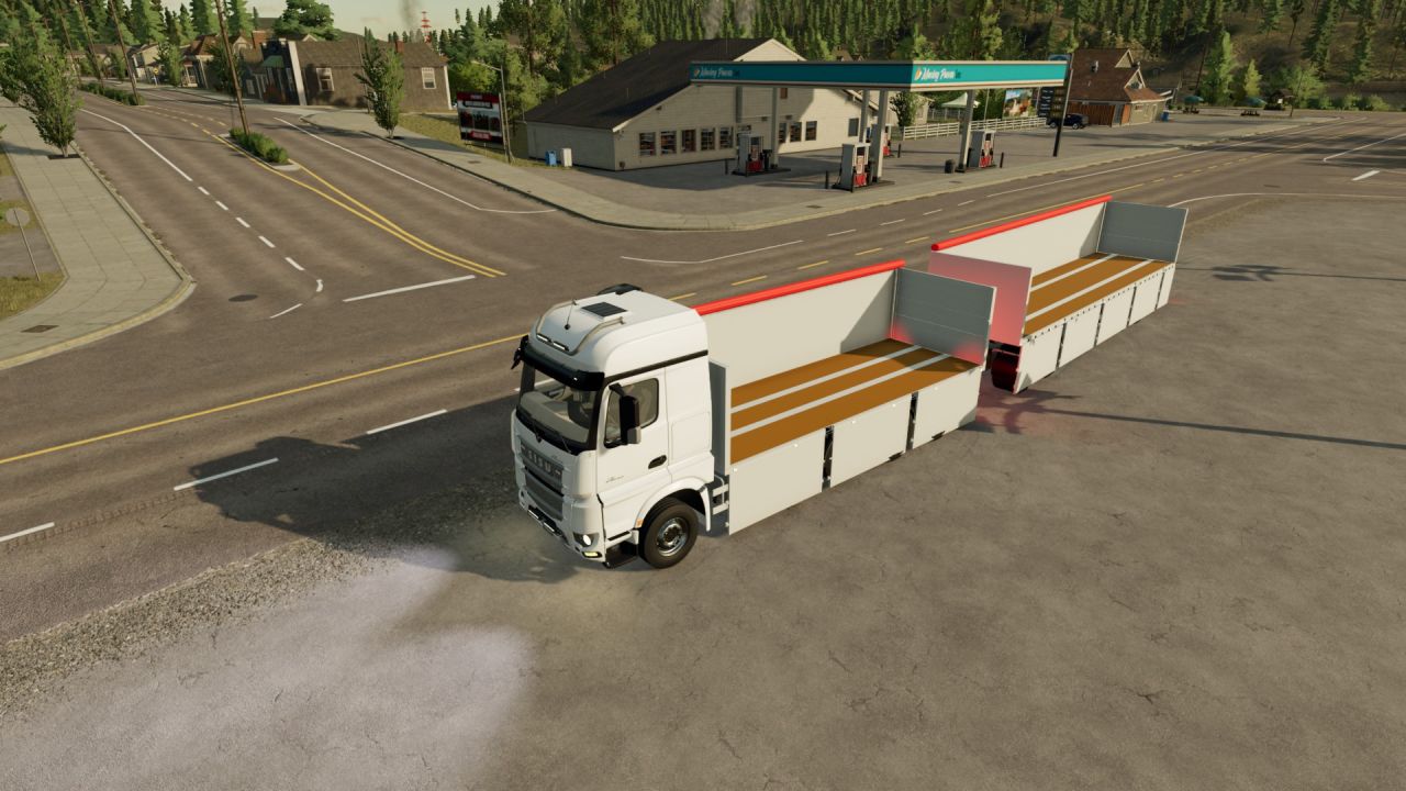 Sisu Getreidetransporter + Anhänger