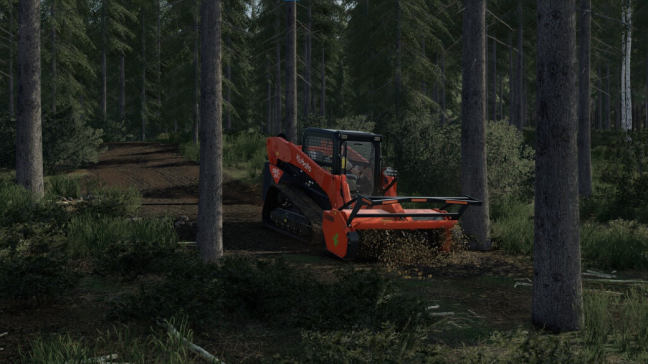 Triturador Florestal Skid-Steer