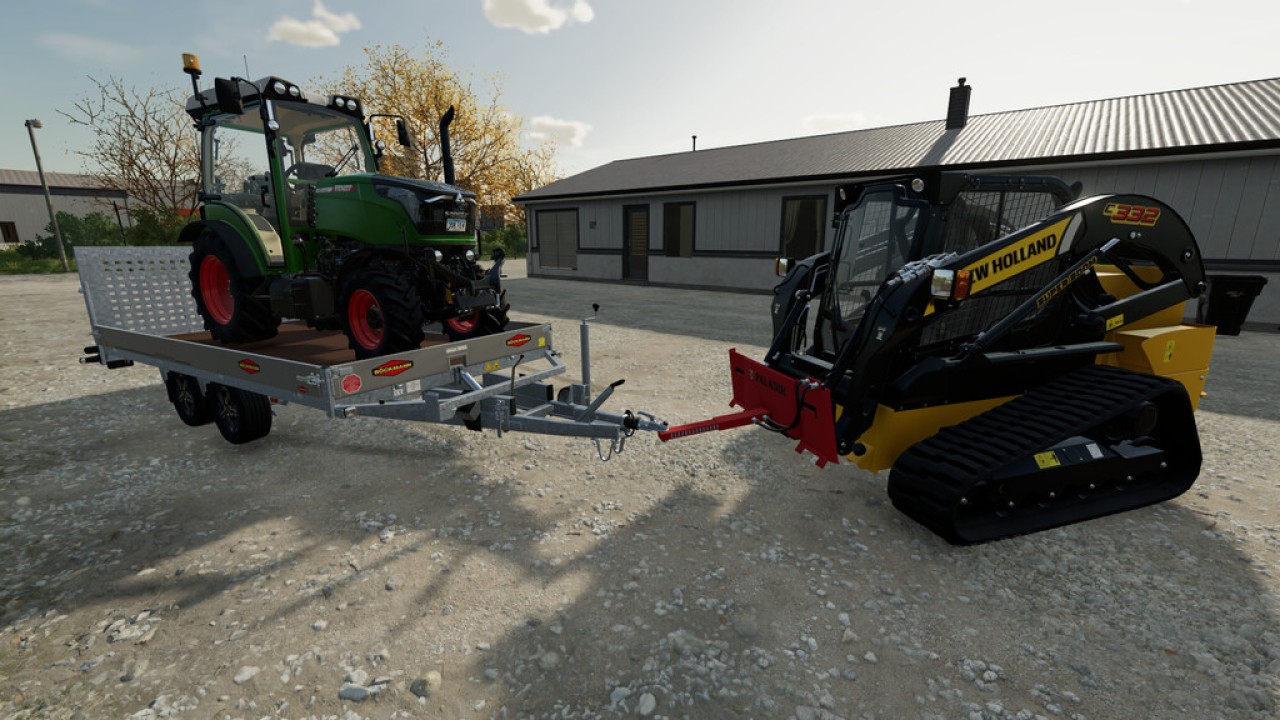 Motore per rimorchio skid steer