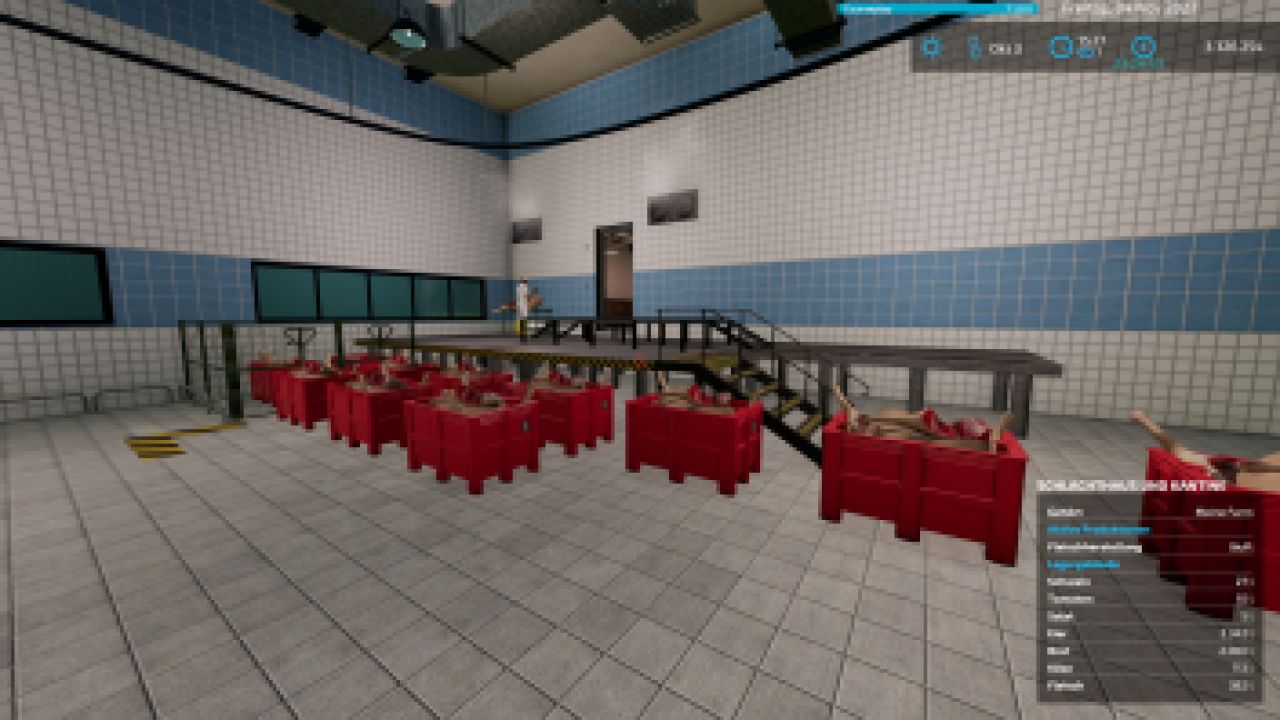 Slaughterhouse with canteen