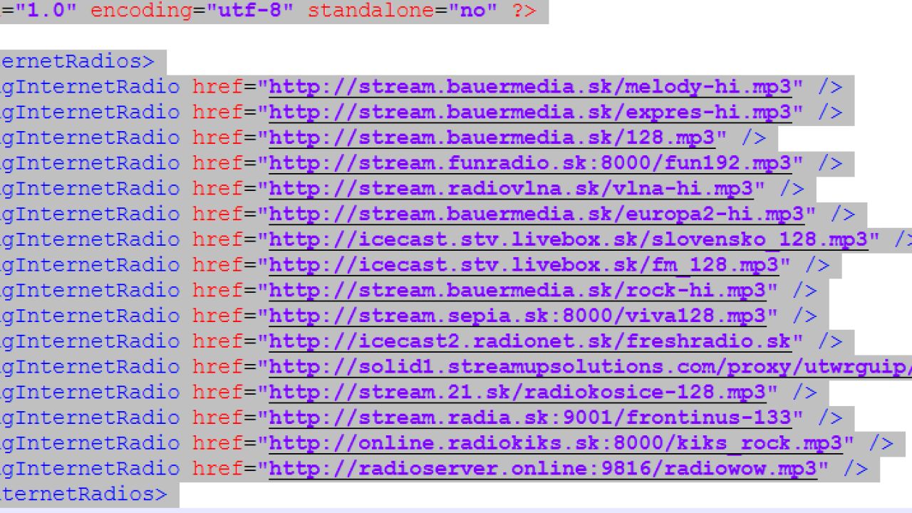 Slovak radio stations