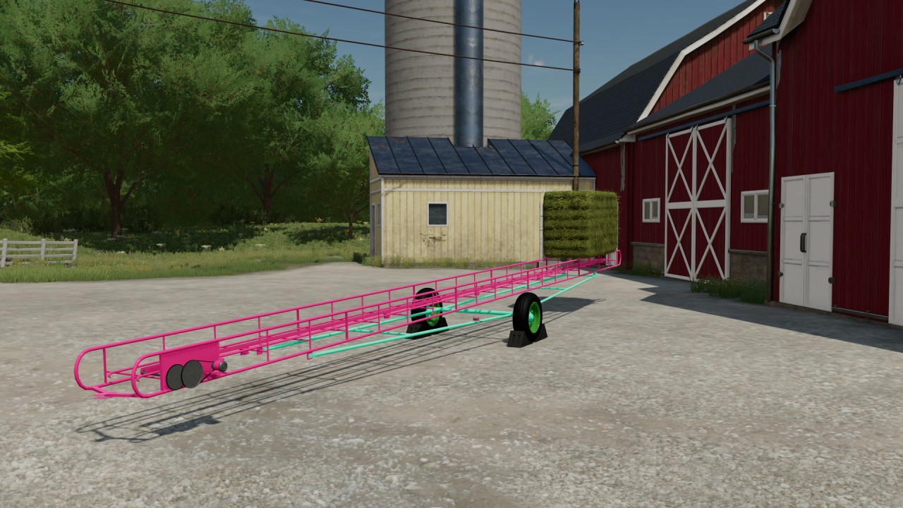 Small bale conveyor belt