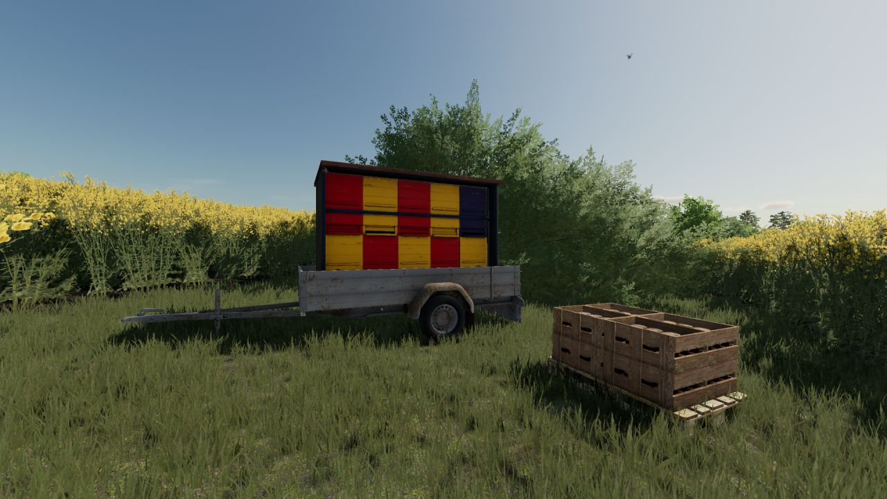 Small beehive trailer