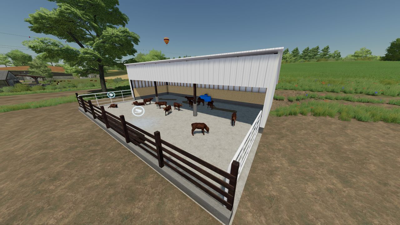 Small calf barn