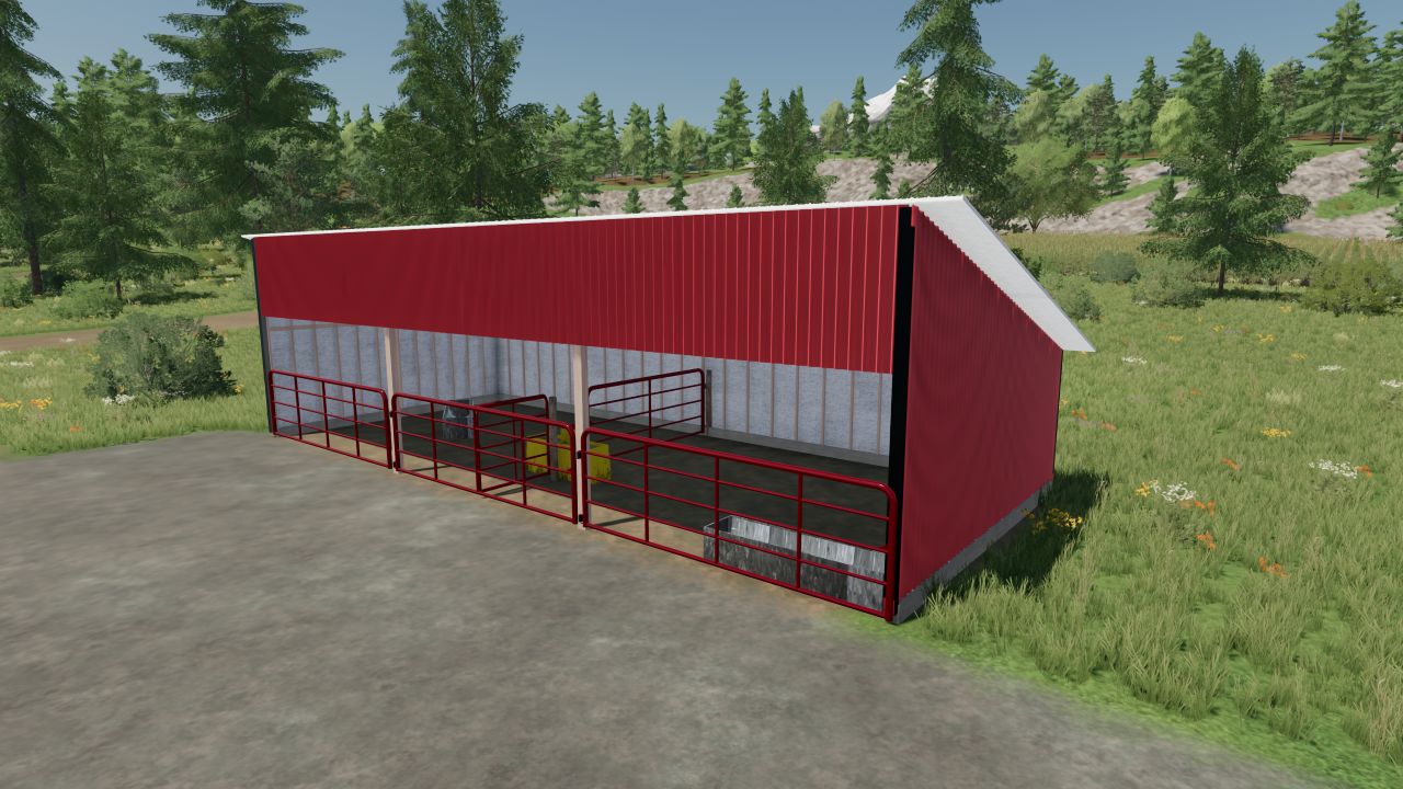 Petit hangar à veaux