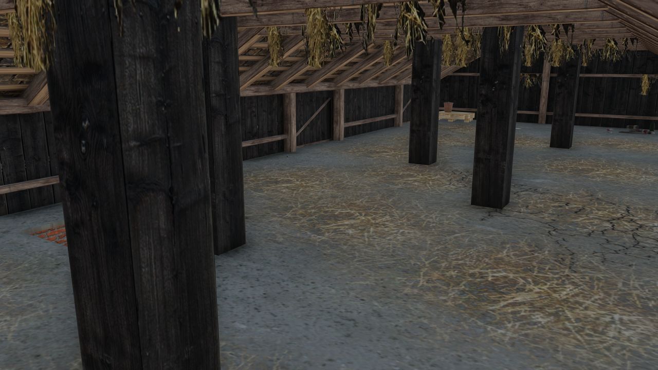 Small Cowshed with pasture