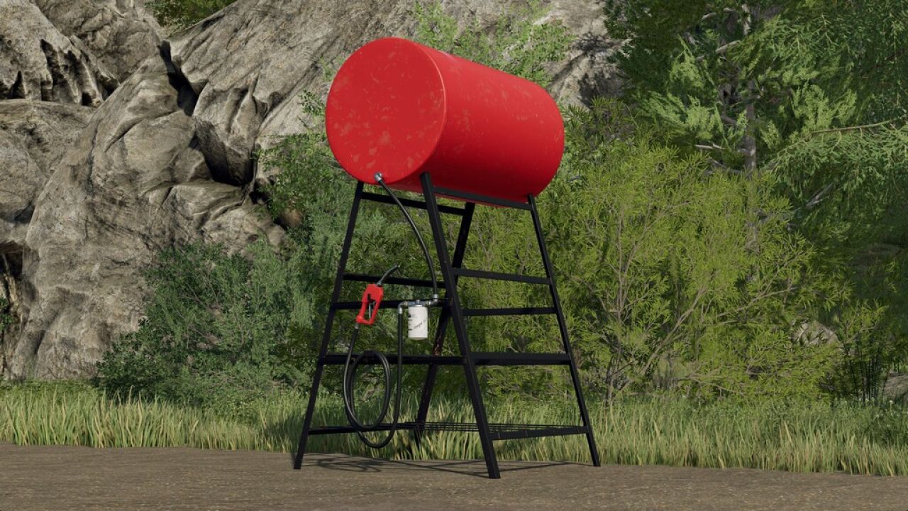 Petit réservoir de carburant par gravité
