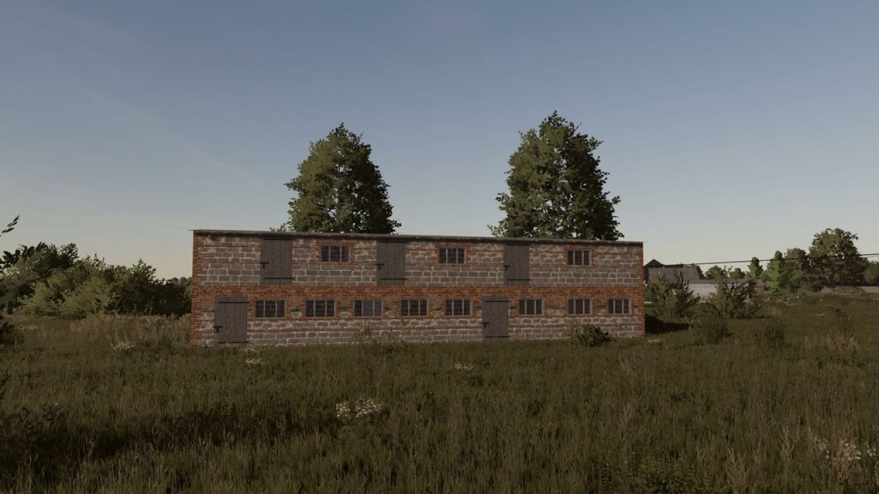 Pequeño edificio largo