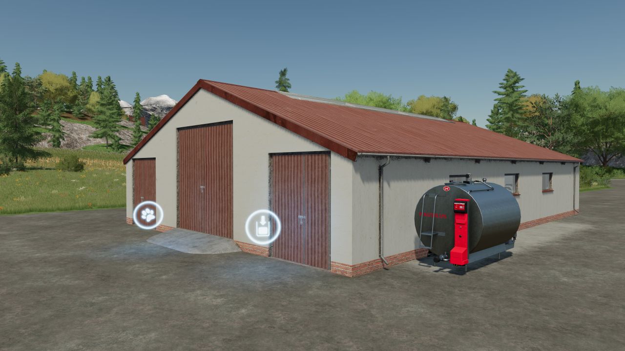 Small modern barn