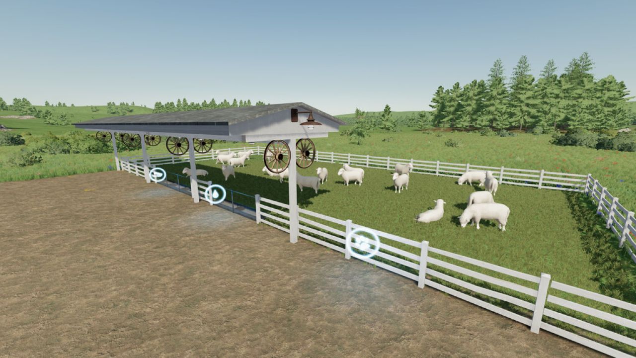 Mała stodoła dla owiec