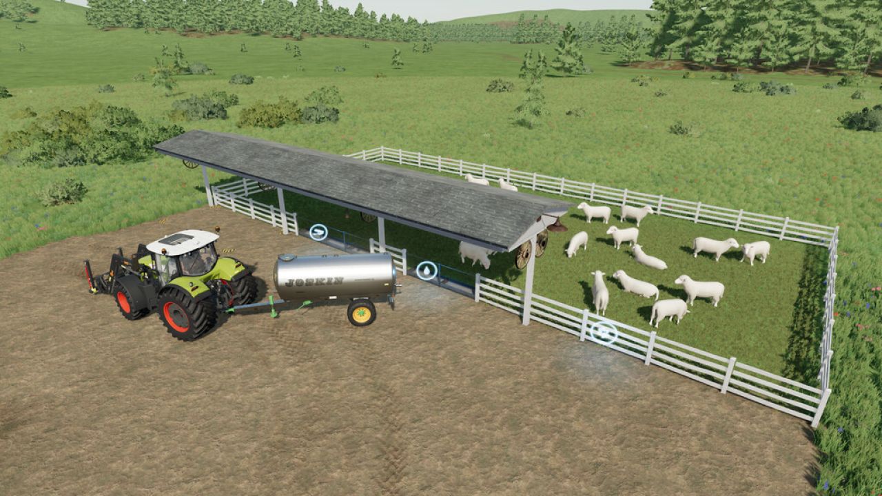 Mała stodoła dla owiec