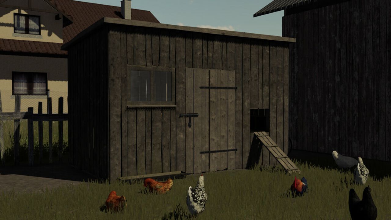 Small Wooden Chicken Coop