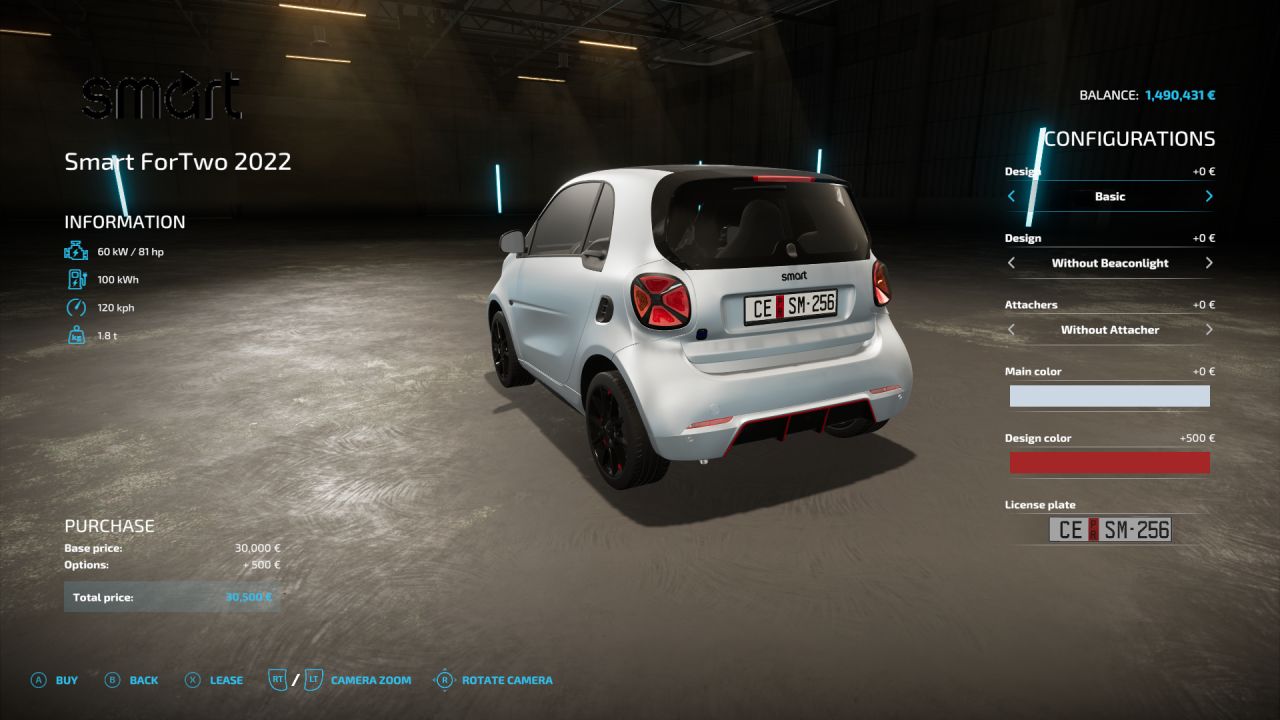 Smart ForTwo EQ 2022