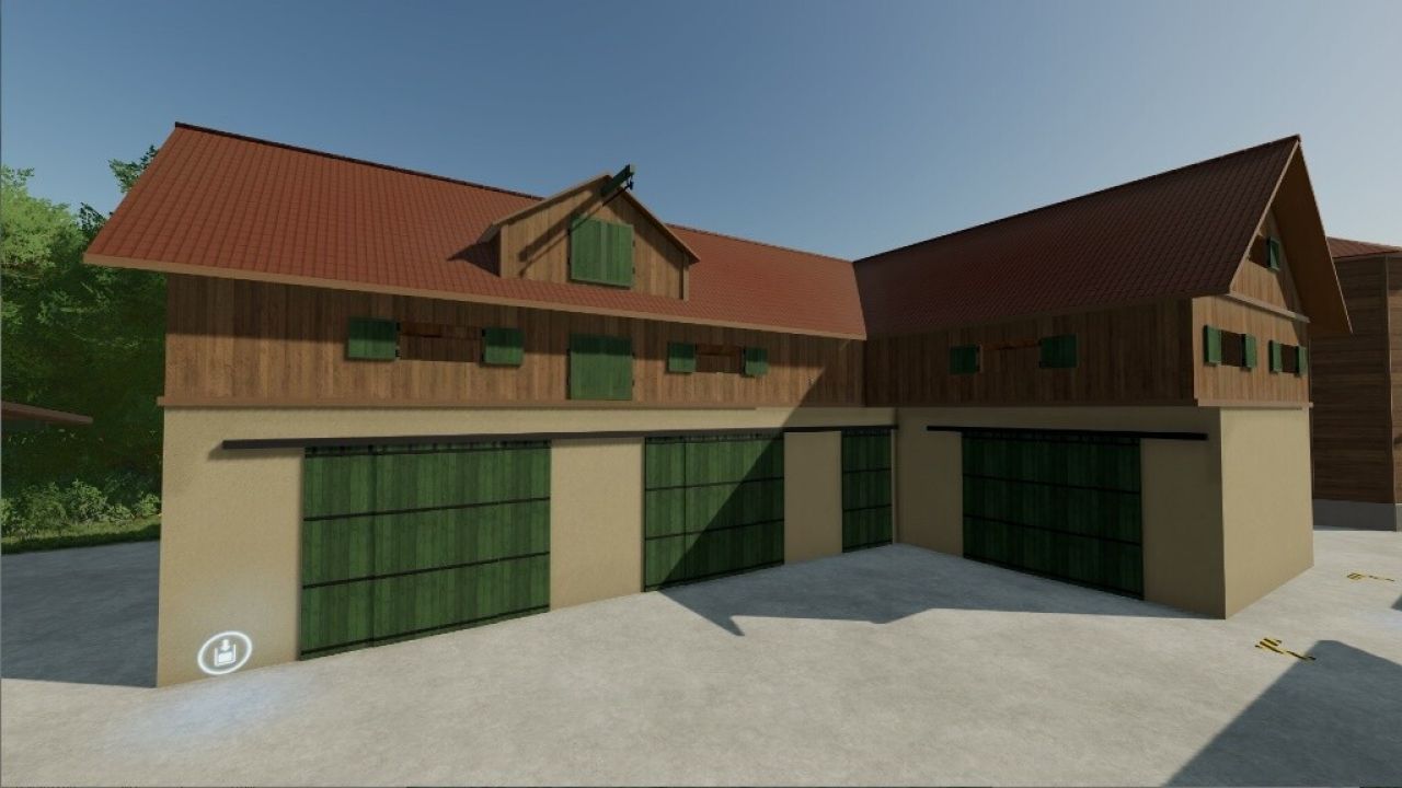 Süddeutsche Farmgebäude Pack