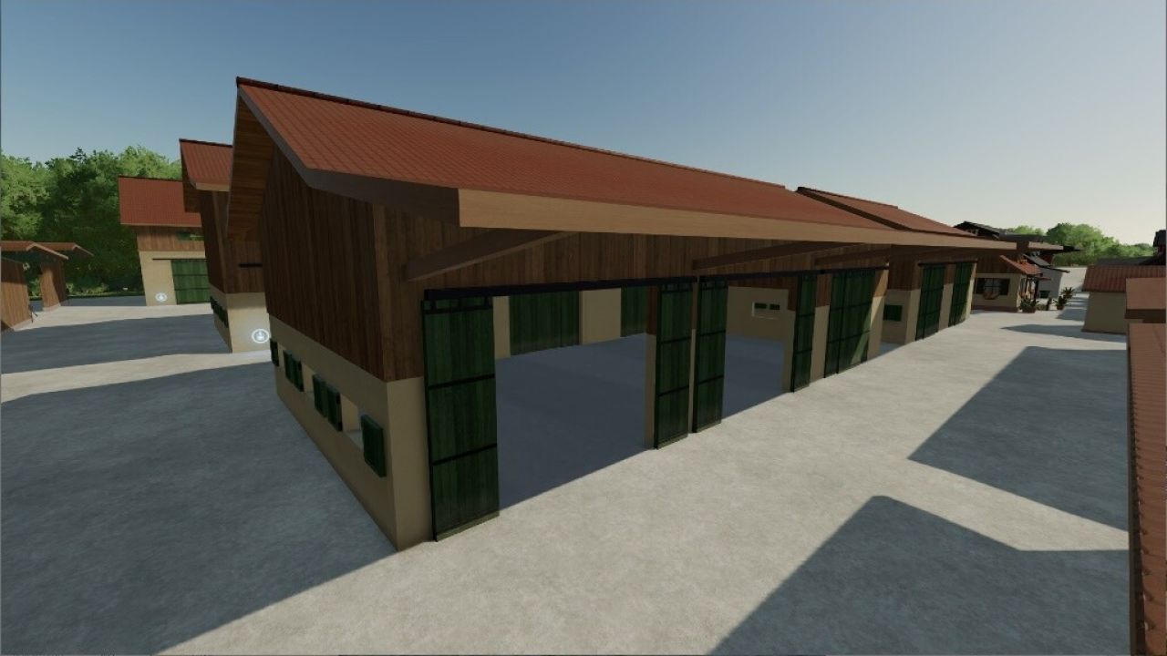 Süddeutsche Farmgebäude Pack