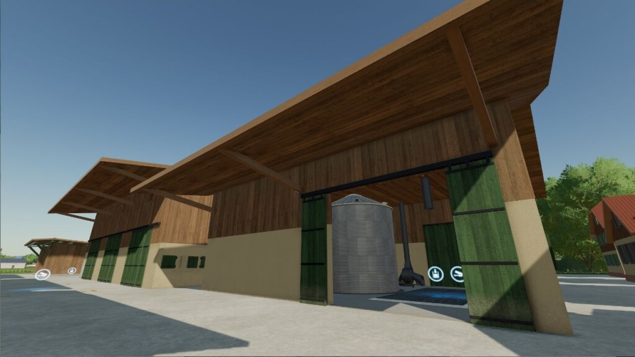 Süddeutsche Farmgebäude Pack