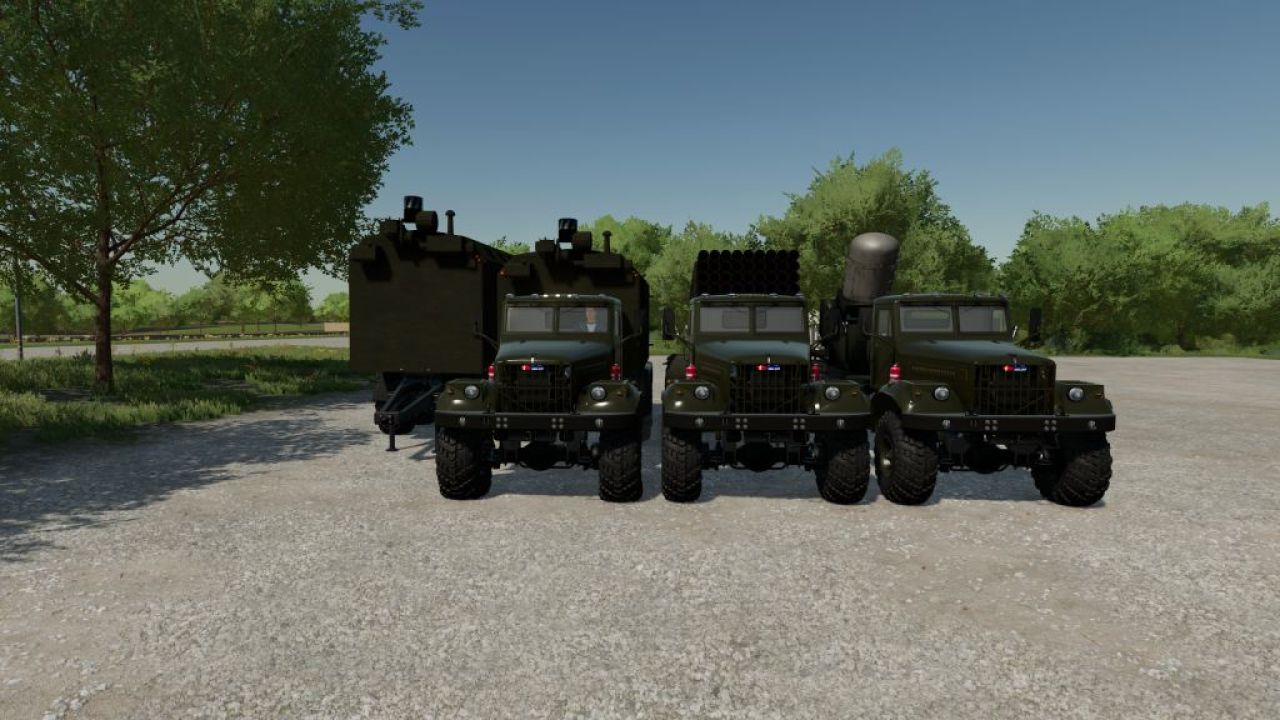 Flota de camiones militares de la era soviética