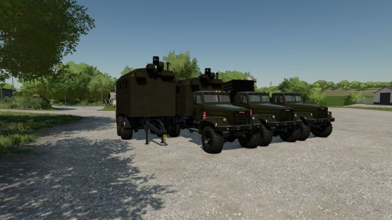 Flota de camiones militares de la era soviética