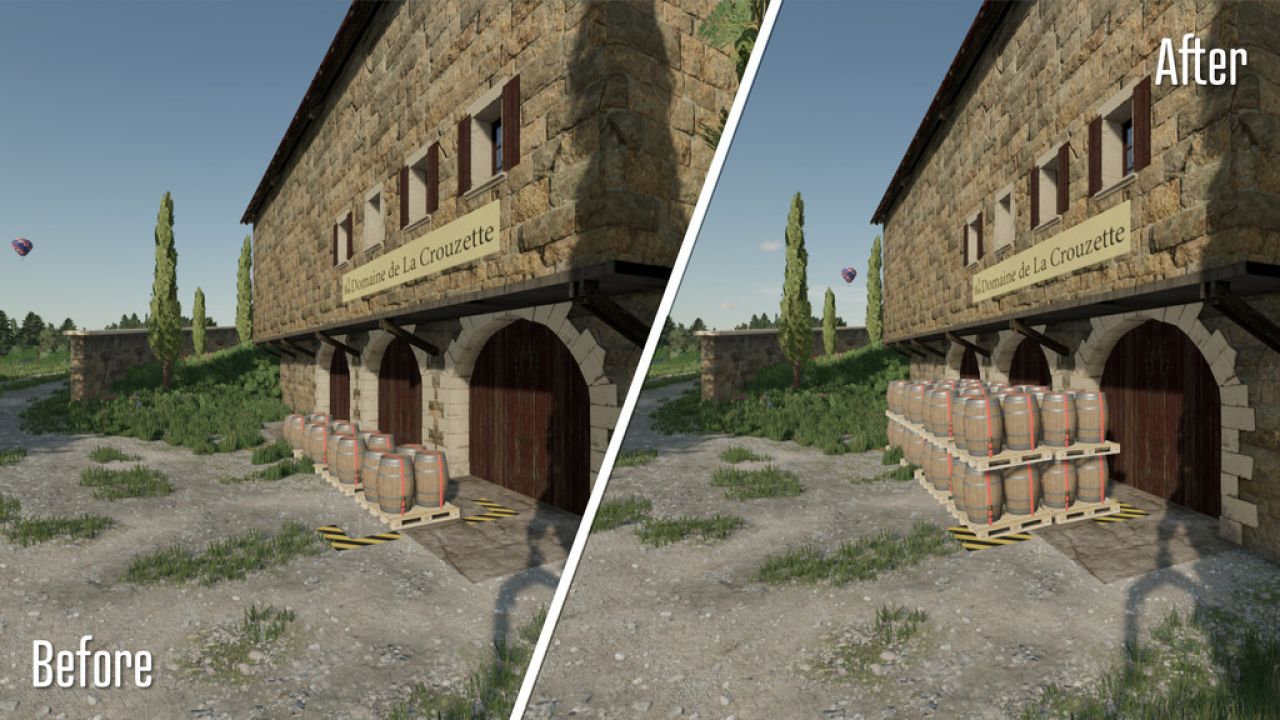 Spawn Pallets Stacked FS22 KingMods