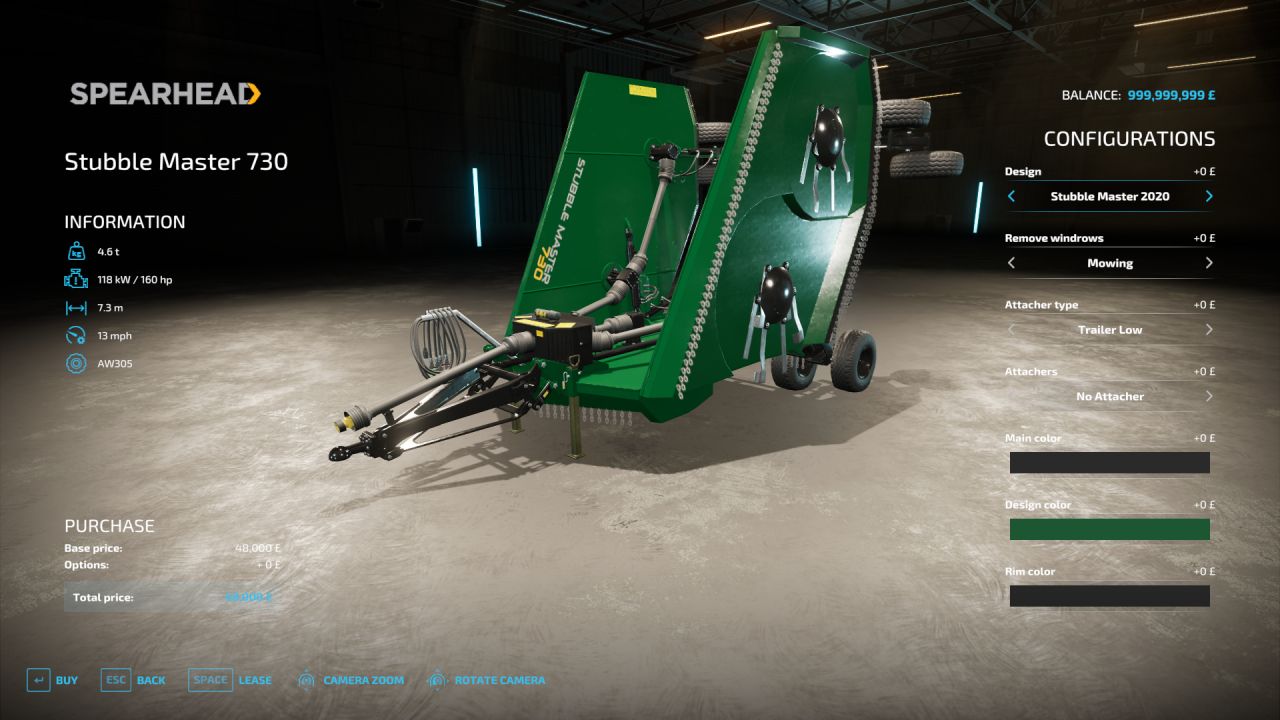 Spearhead Stubble Master 730