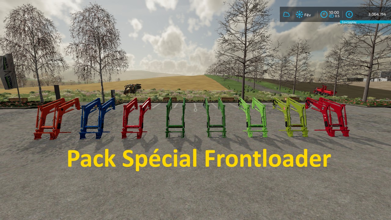 Special pack of front loaders