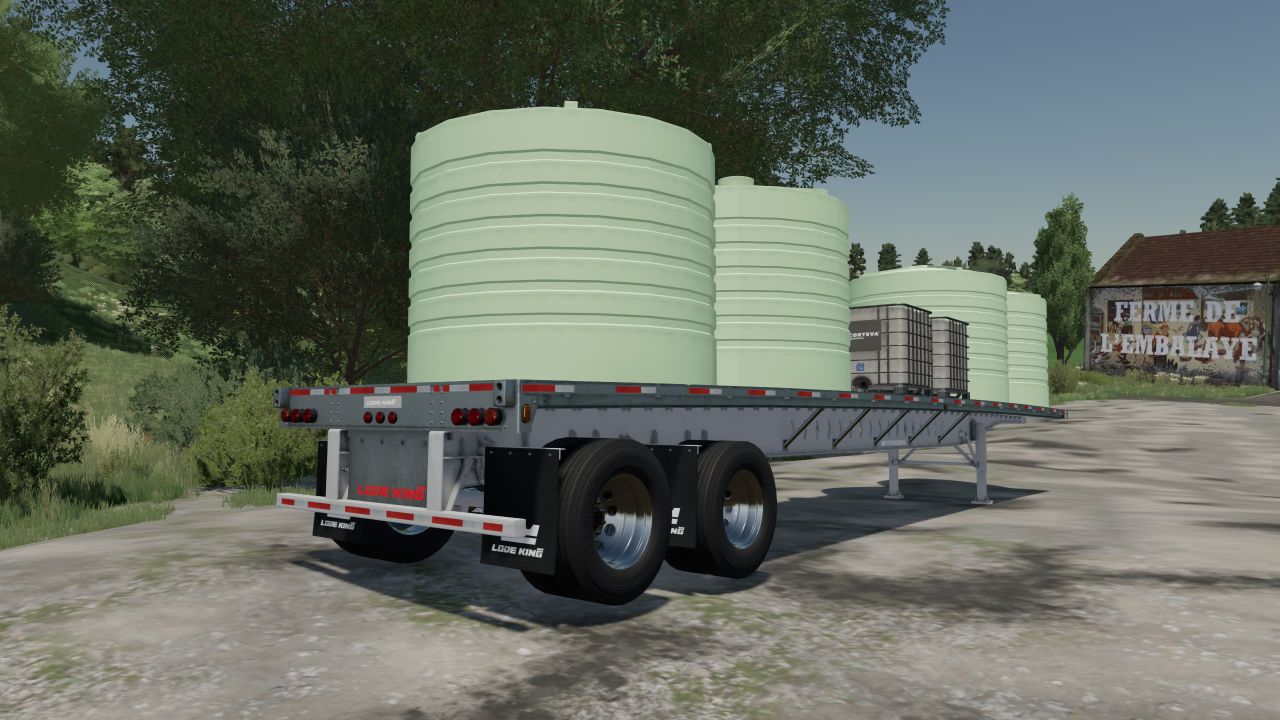 Sprayer annex trailer – 4 large tanks