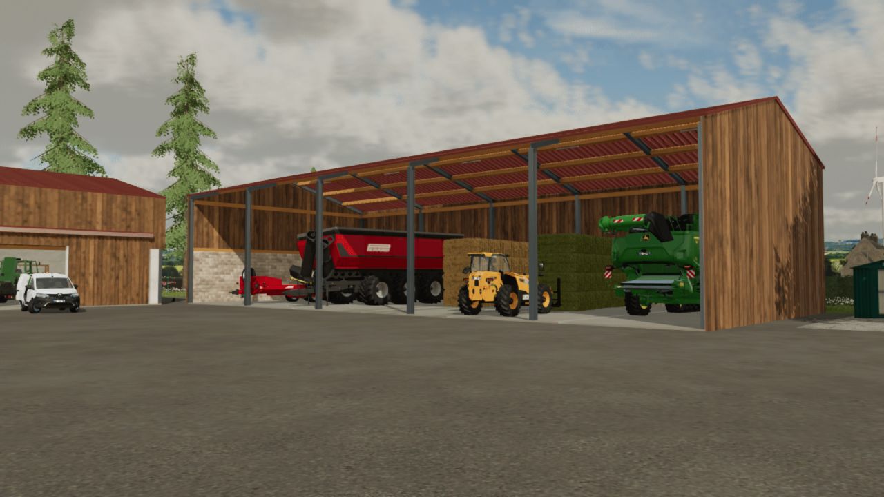 Hangar standard en bois