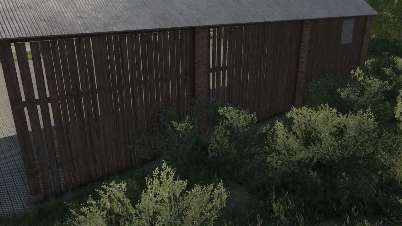Strohschuppen 20x10m