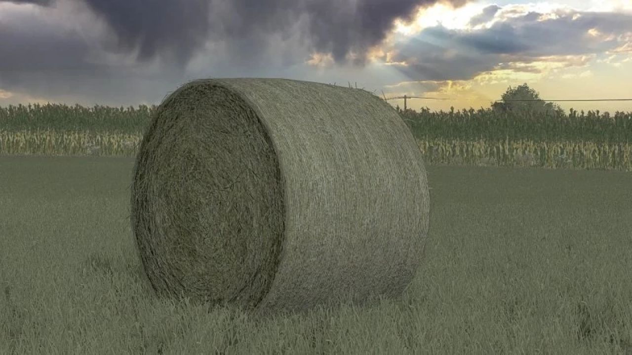 Straw/grass bale textures