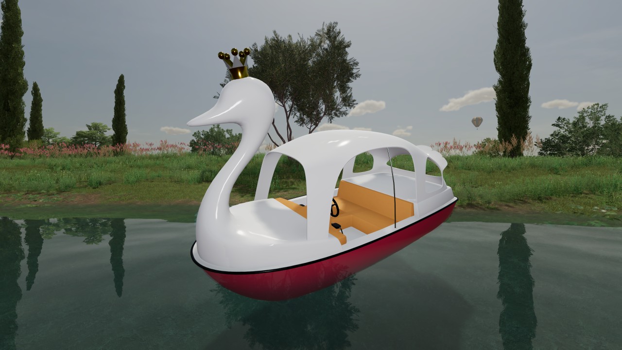 Swan pedal boat