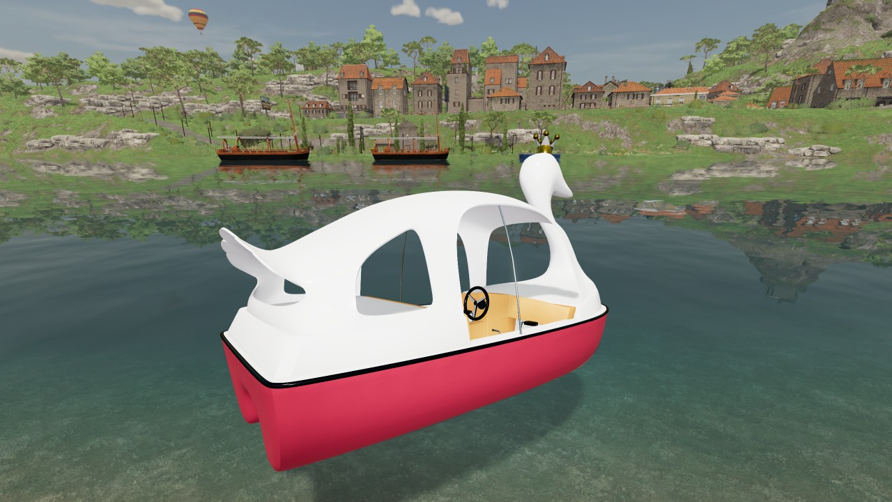 Swan pedal boat