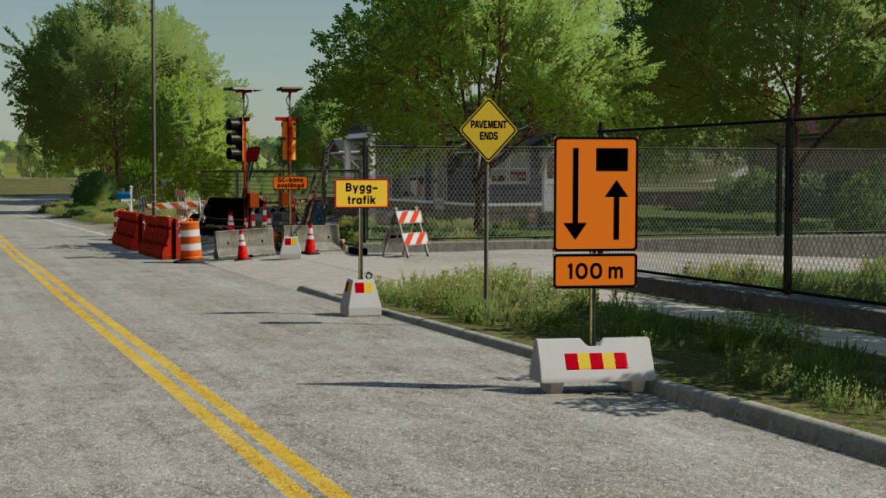 Swedish Construction Sign Pack