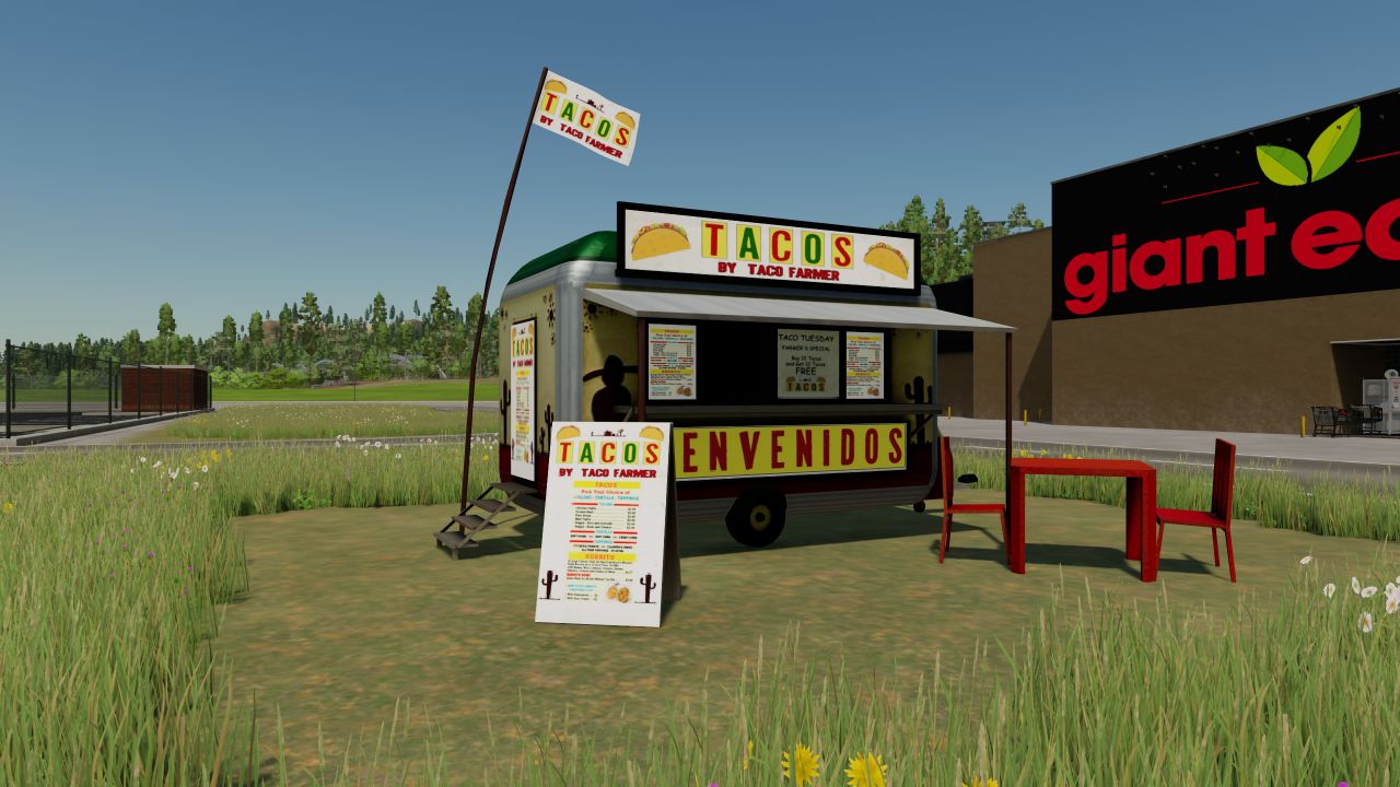 Taco stand