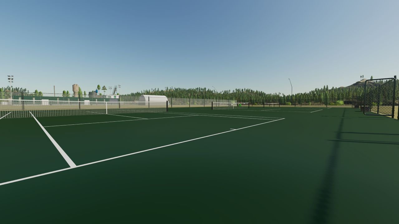 Terrain de tennis