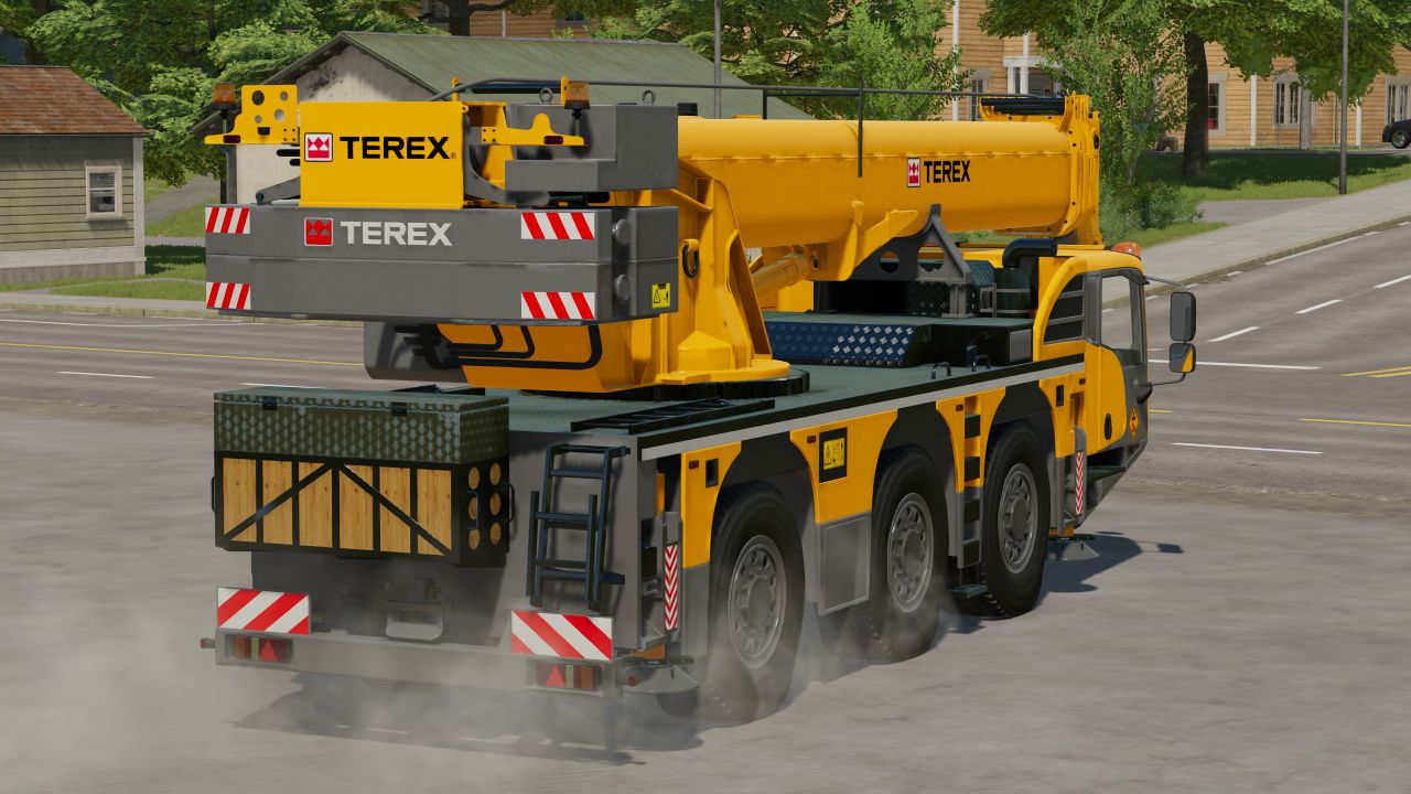 Grúa terex de 3 ejes