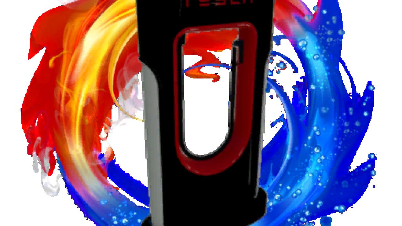 Borne de recharge électrique Tesla