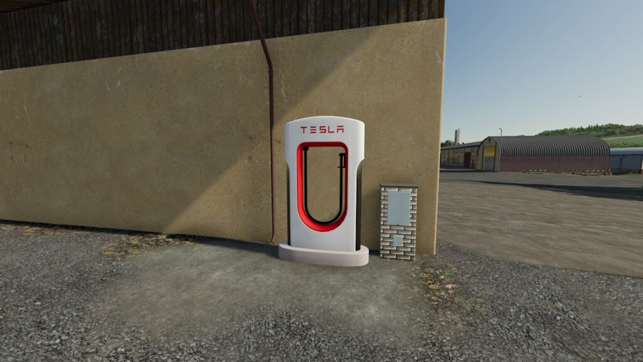 Estación de carga súper rápida Tesla