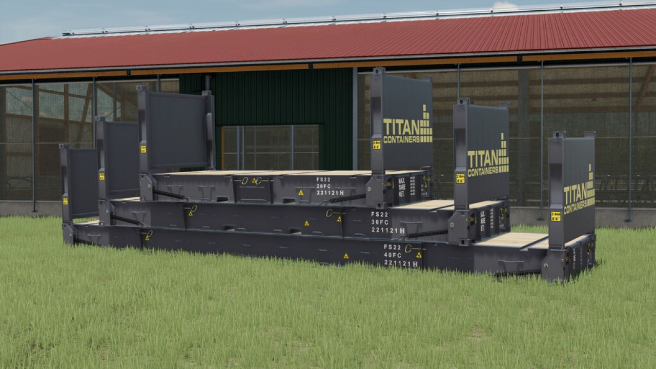 Titan Flachbett-Container