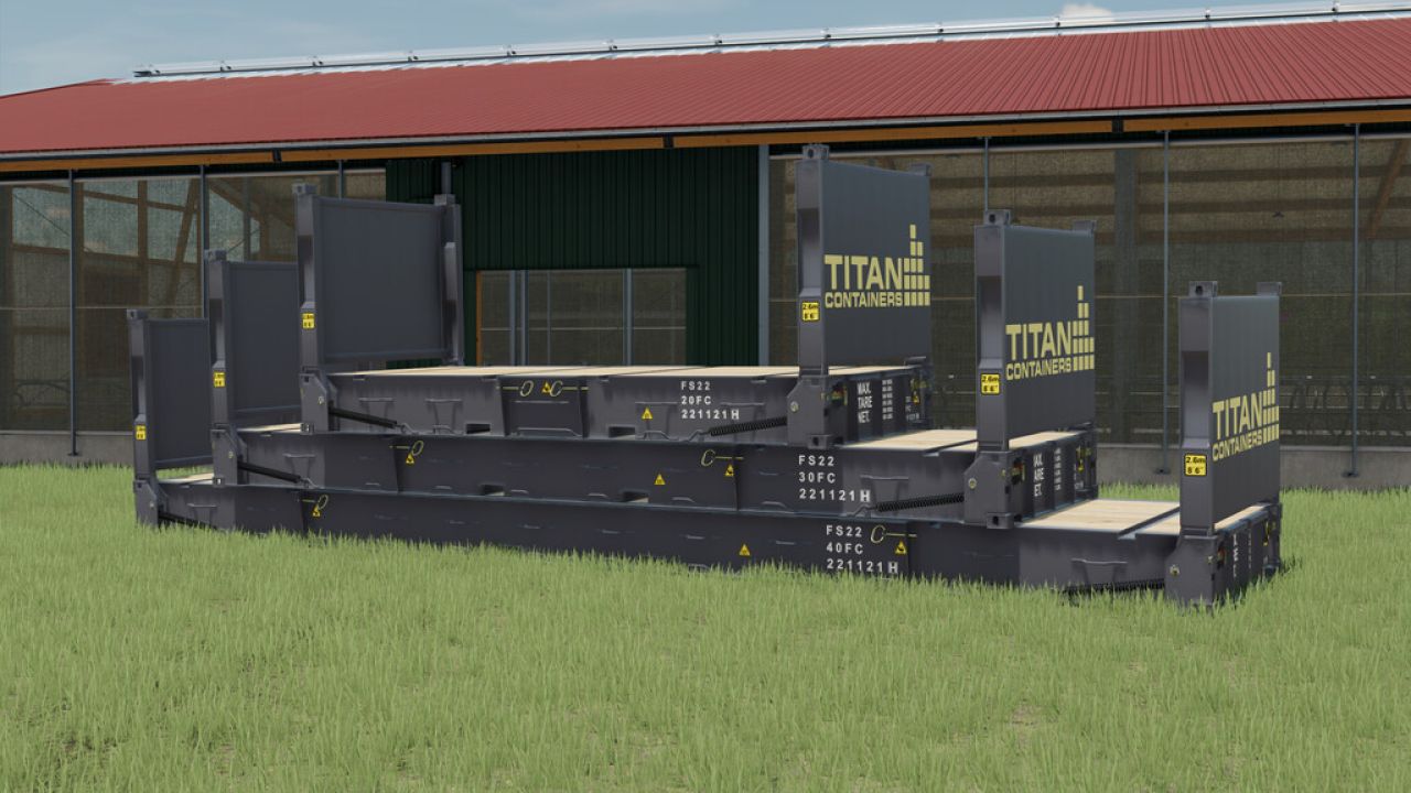 Contenitori Flat Rack Titan