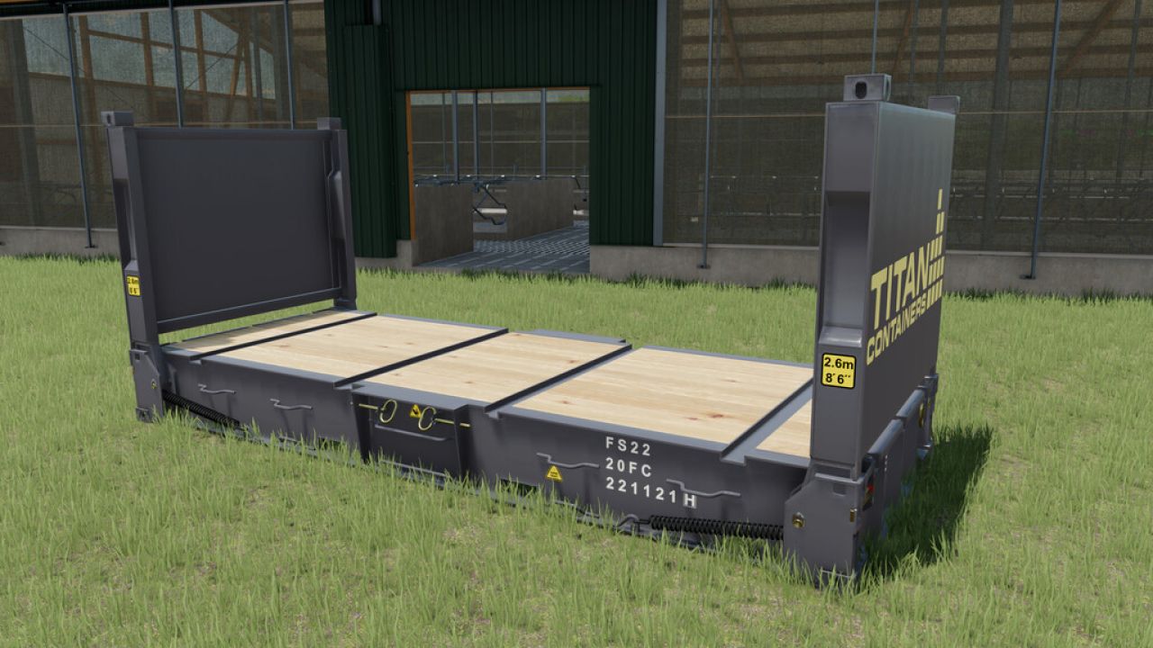 Titan Flat Rack Containers