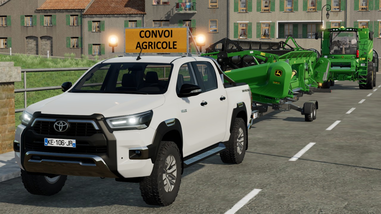 Toyota Hilux unbesiegbar – landwirtschaftlicher Konvoi