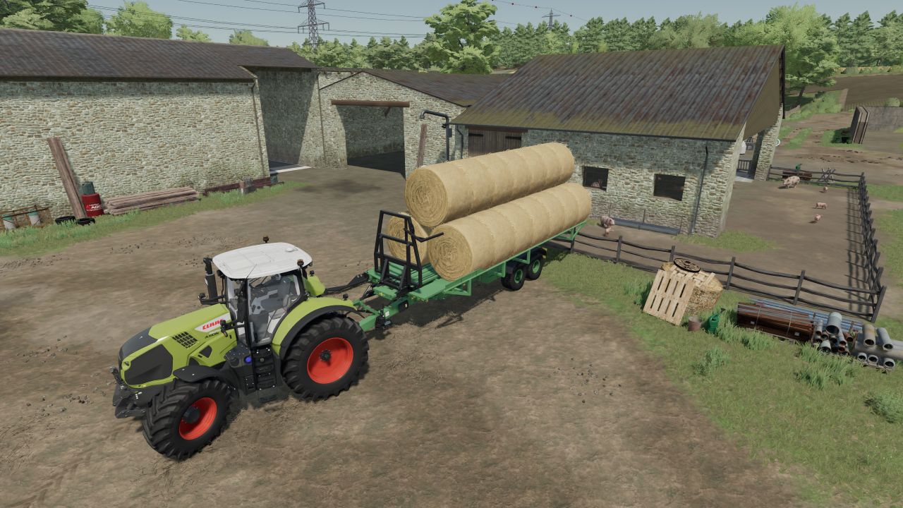 TP-10-1 bale trailer