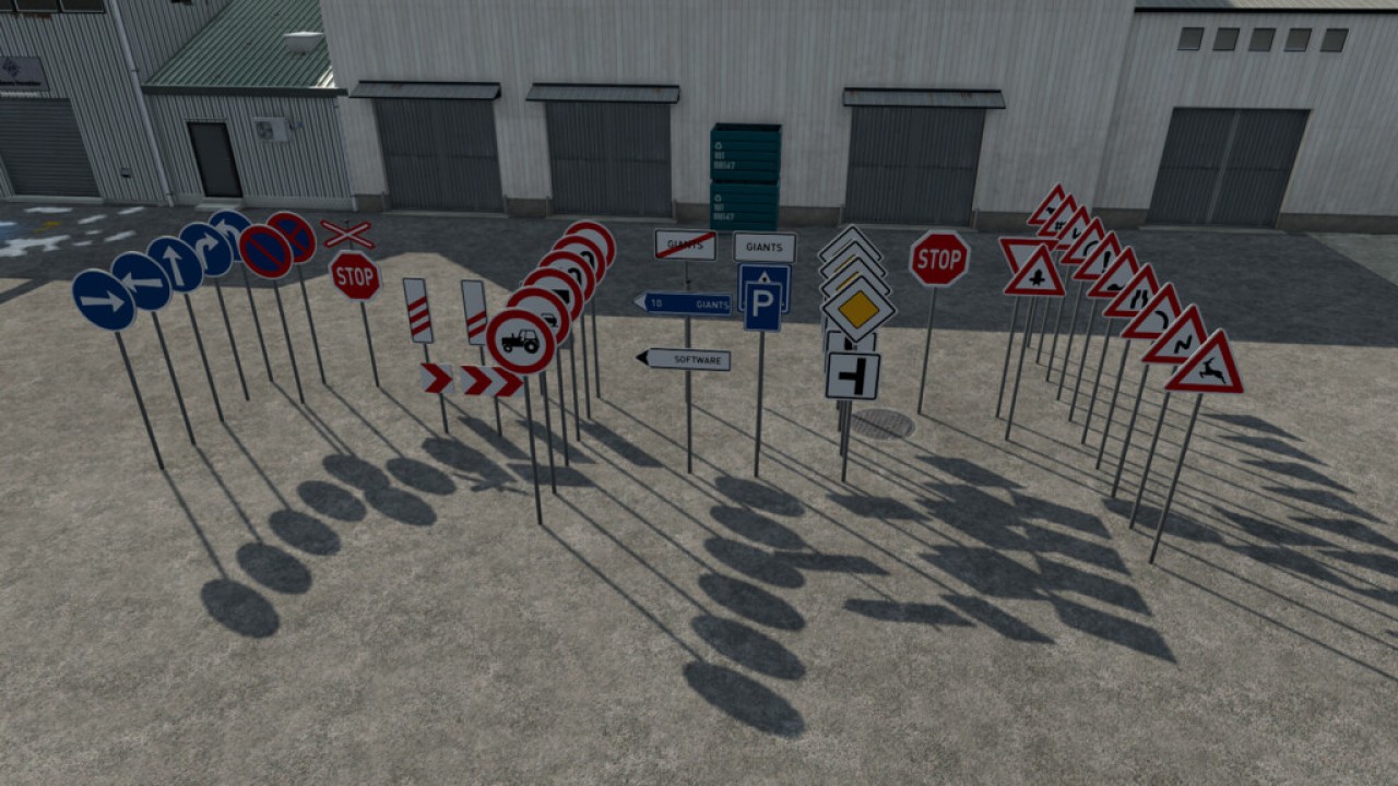 Panneaux de signalisation à LED FS22 - KingMods