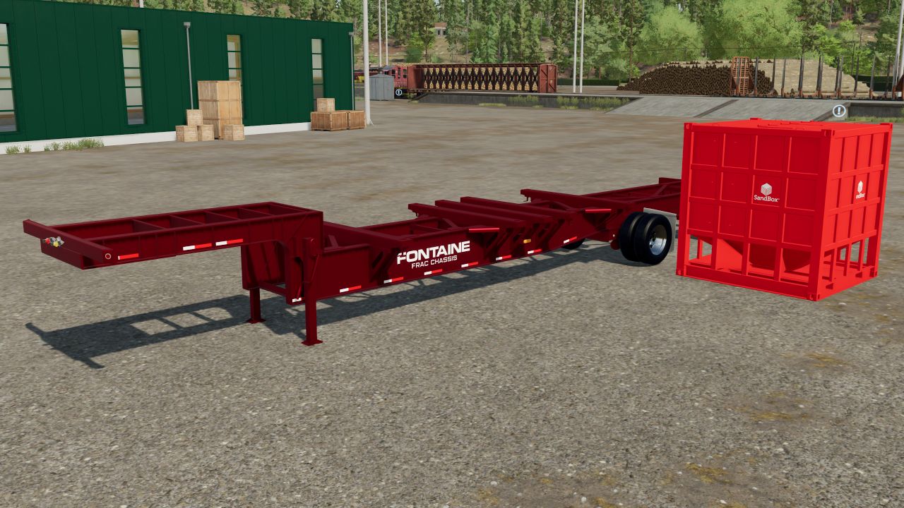 Trailer and sandpit Fontaine Frac FS22 - KingMods