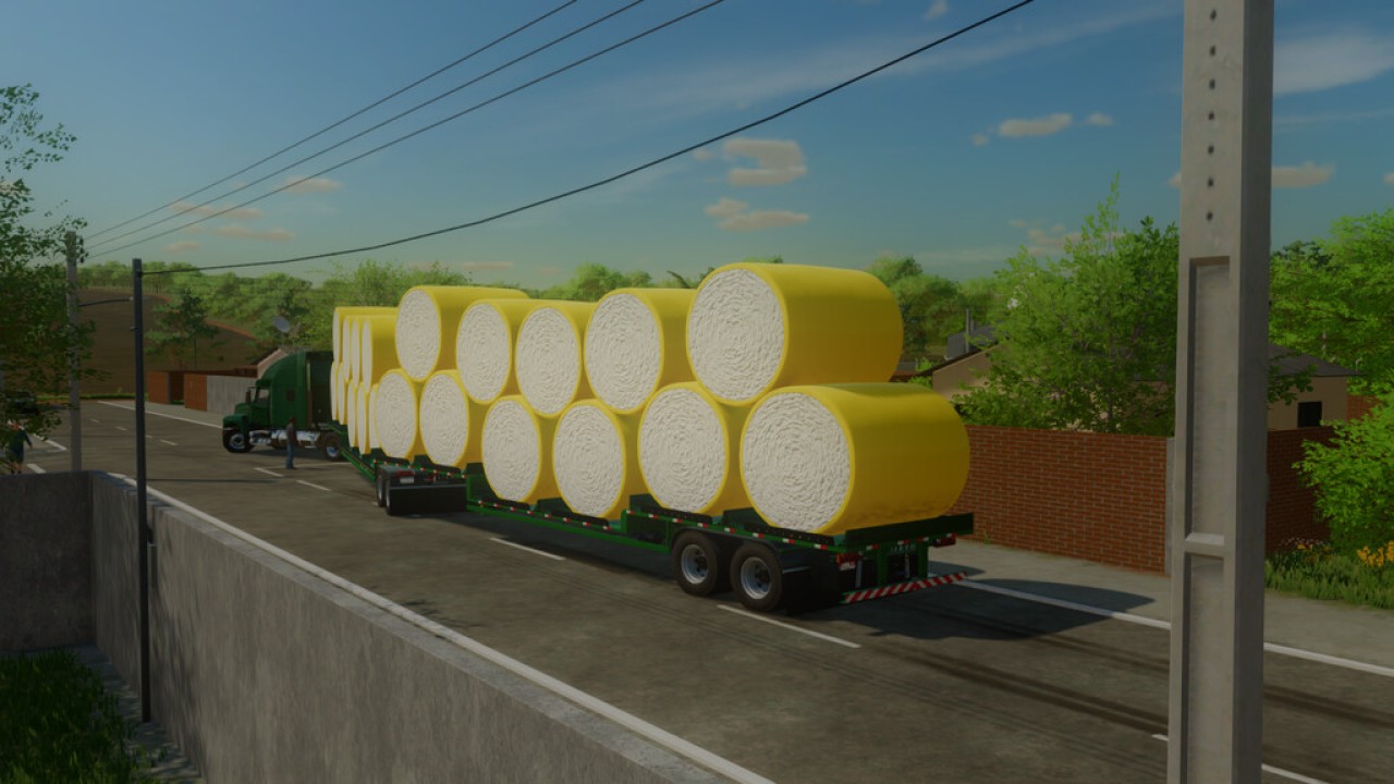 Bi-Train Baumwollballen Autoload Anhänger