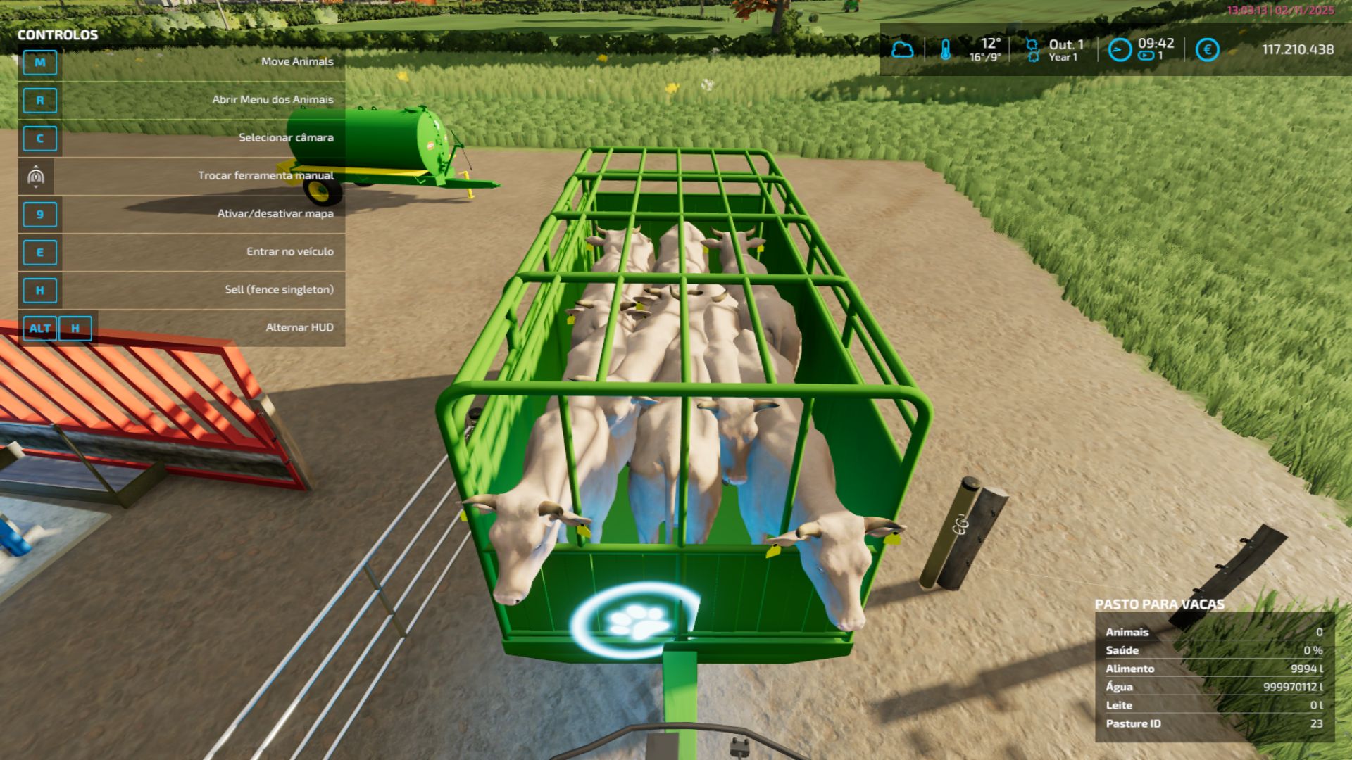 Atrelado para vacas Serralharia do Outeiro